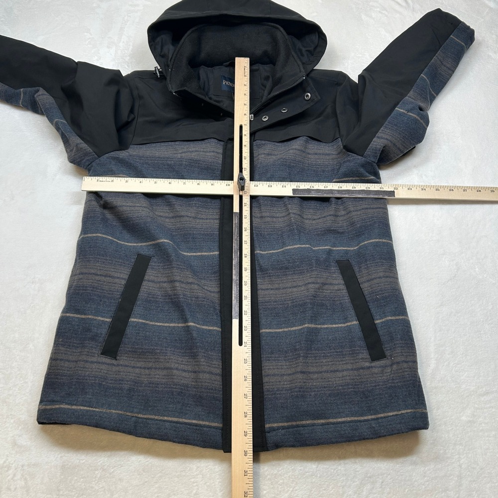 Pendleton Hooded Softshell Jacket Mens Medium Bla… - image 8